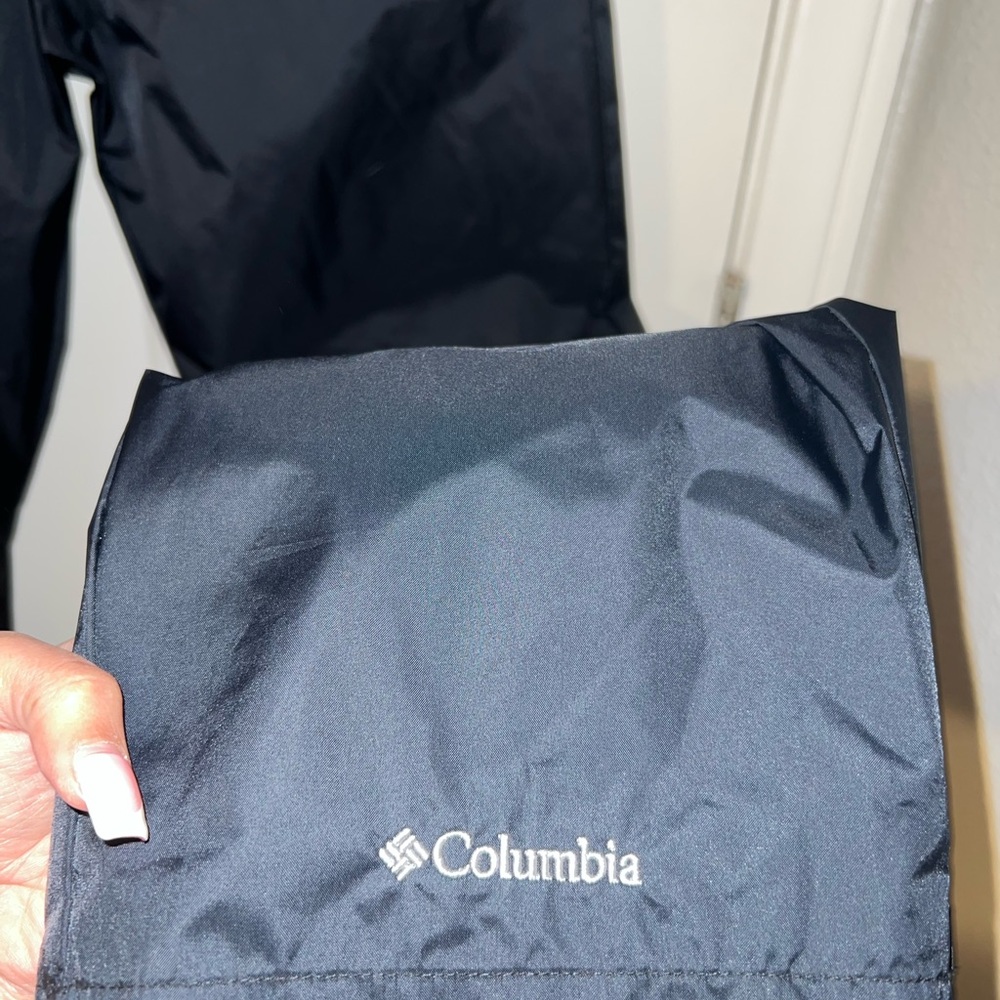 Columbia Black snow Pants light weight